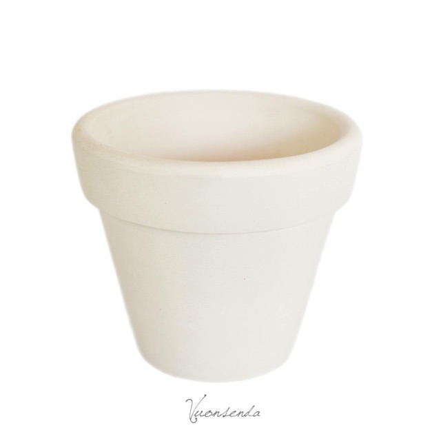 Chậu đất nung 7x7cm - Chậu trồng sen đá