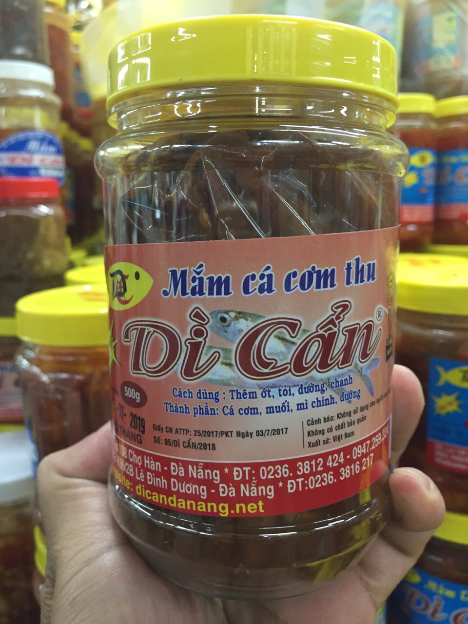 MẮM CÁ CƠM  DÌ CẨN ĐẶC SẢN ĐÀ NẴNG, MẮM THƠM ĐẬM ĐÀ  hủ 800gr