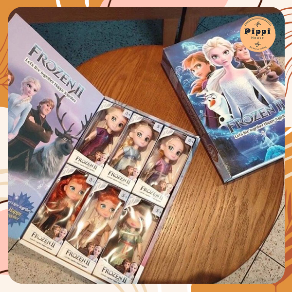Set of 6 Disney Frozen dolls