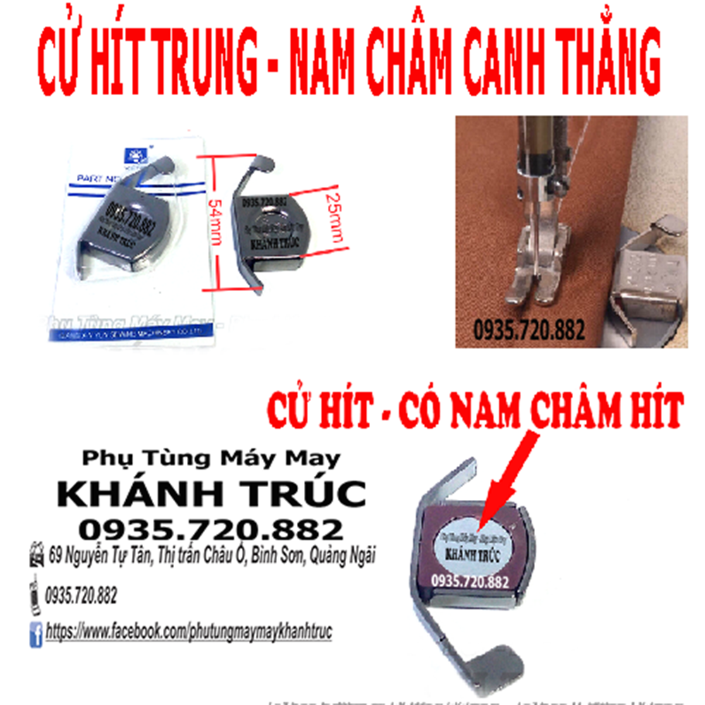Cử hít Trung - gá may thẳng máy may