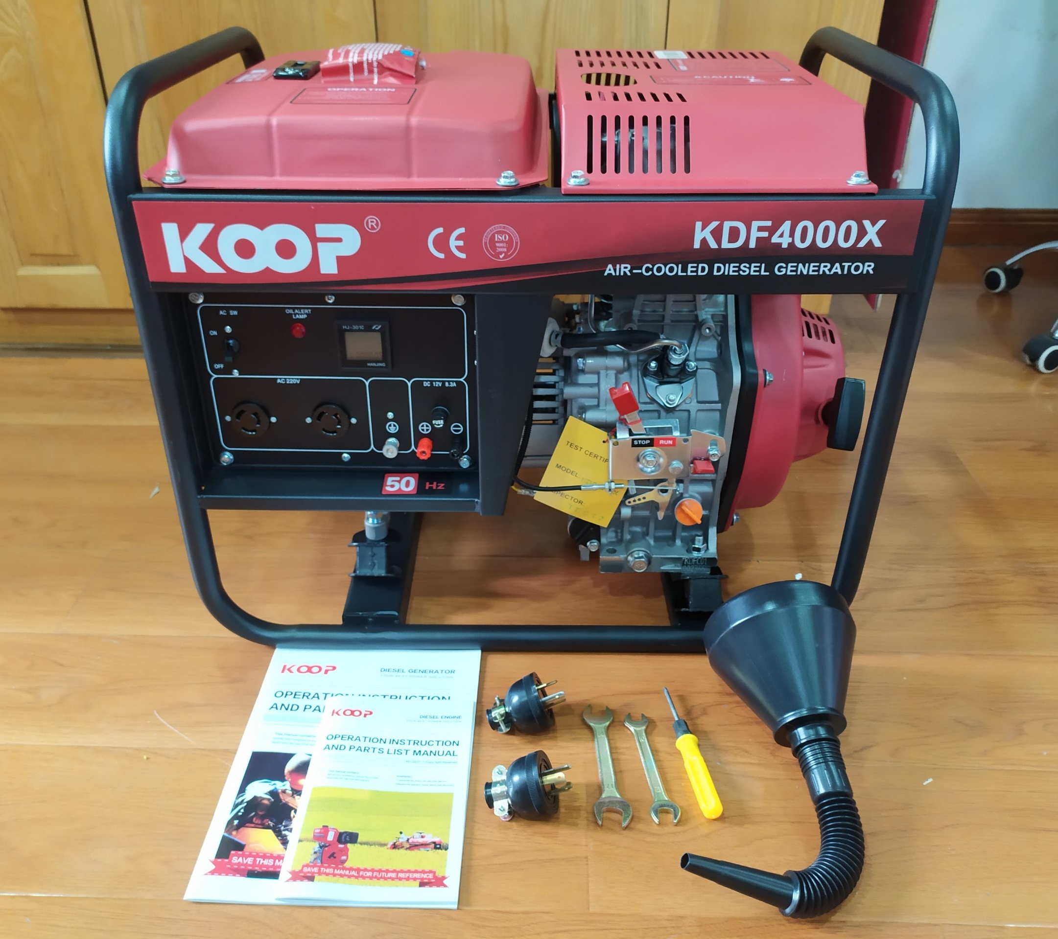 Máy Phát Điện Chạy Dầu 3kVA Koop KDF4000X