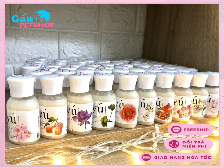 Sữa tắm YÚ cho thú cưng chó mèo - 30ml