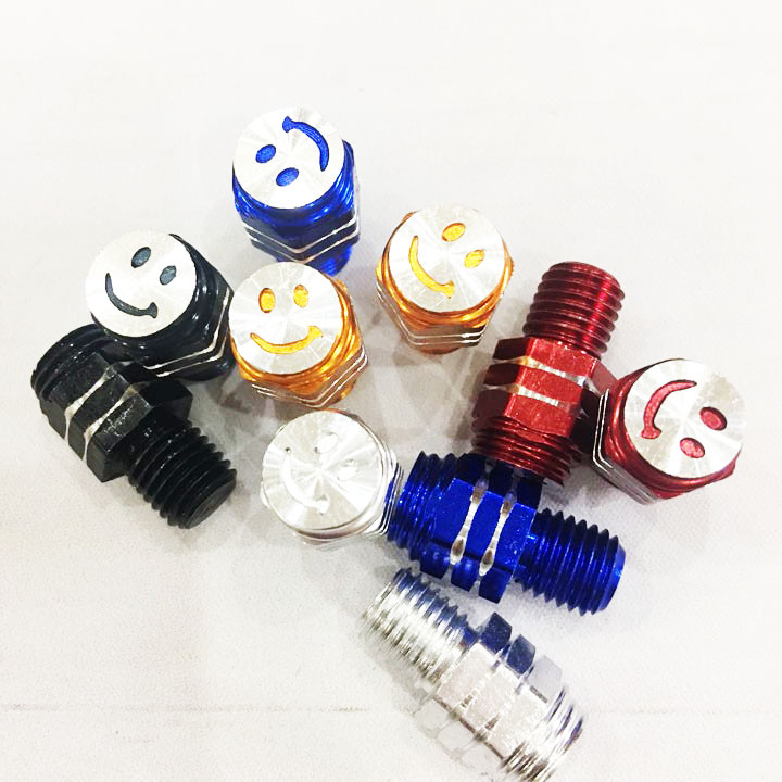 Ốc chân gương mặt cười-Ốc trang trí xe máy-Ốc mặt cười 10ly .