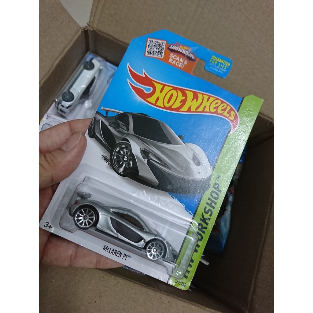 Xe Hotwheels Siêu Xe Mclaren P1 (Màu Xám)