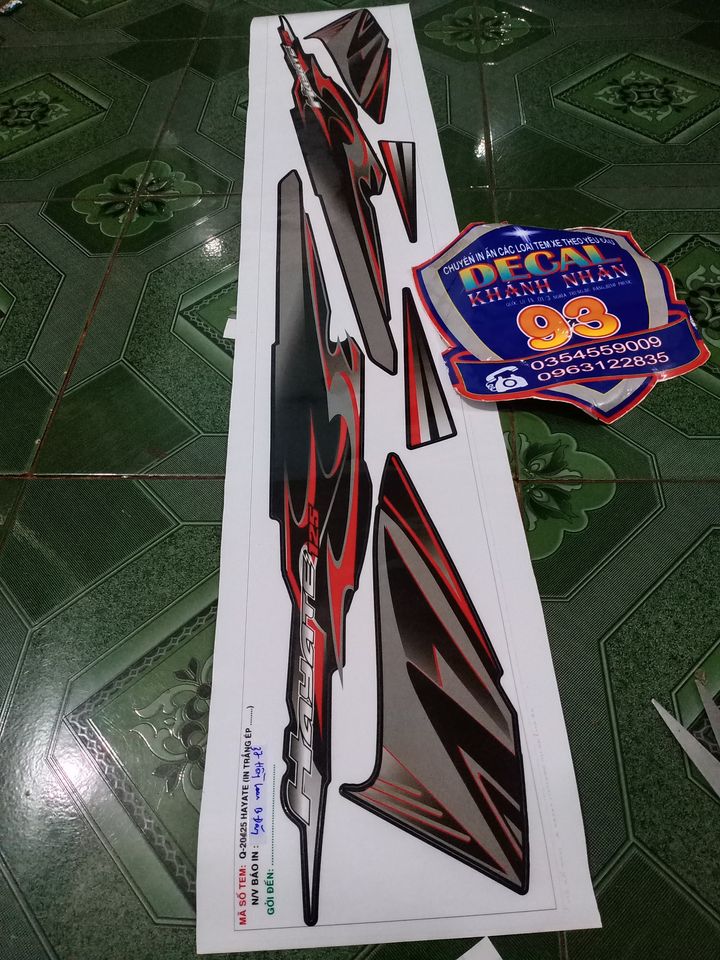 Tem rời Hayate ko bay màu