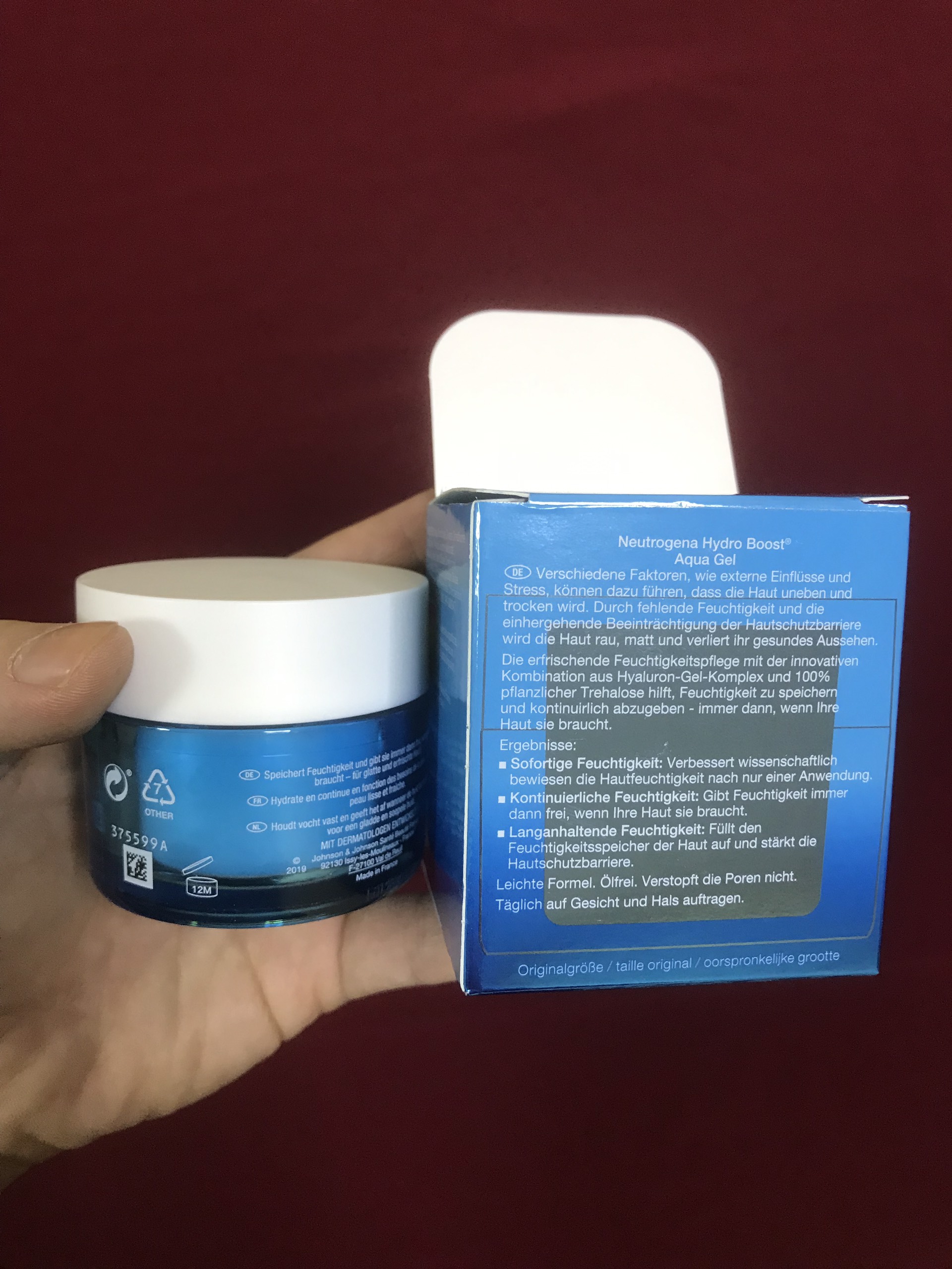 [CHÍNH HÃNG GIÁ SỈ] Kem dưỡng ẩm NEUTROGENA HYDRO BOOST AQUA GEL (WATER GEL) Pháp