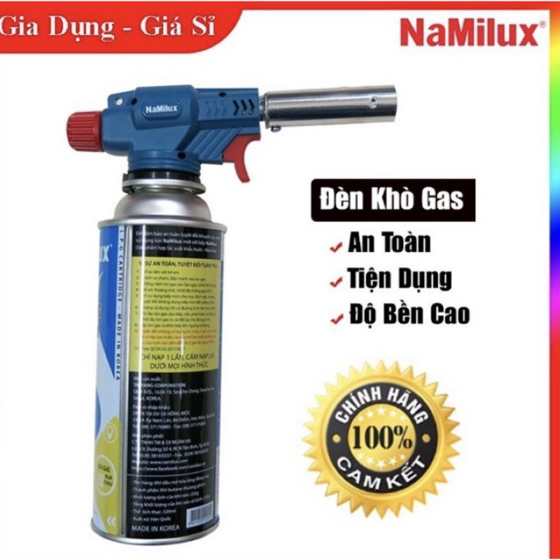 KHÒ GA *NAMILUX . Đèn Khò Ga Mini