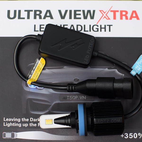 [LEDT2 ISOP] Đèn gầm LED Ultra View Dual Color 2 màu [Số lượng: 1 Cặp] [Bảo hành 1 năm]