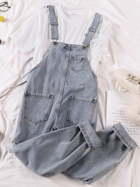 Yếm jean nữ mẫu mới phong cách trẻ trung binstore94 ms744