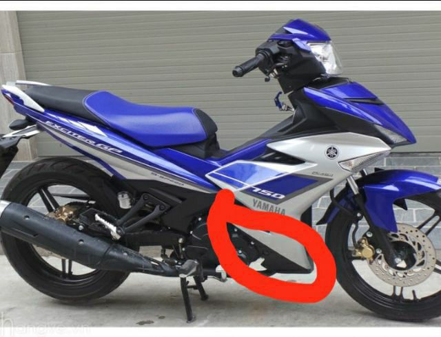 cặp mỏ cày exciter 150 135 zin đen nhám