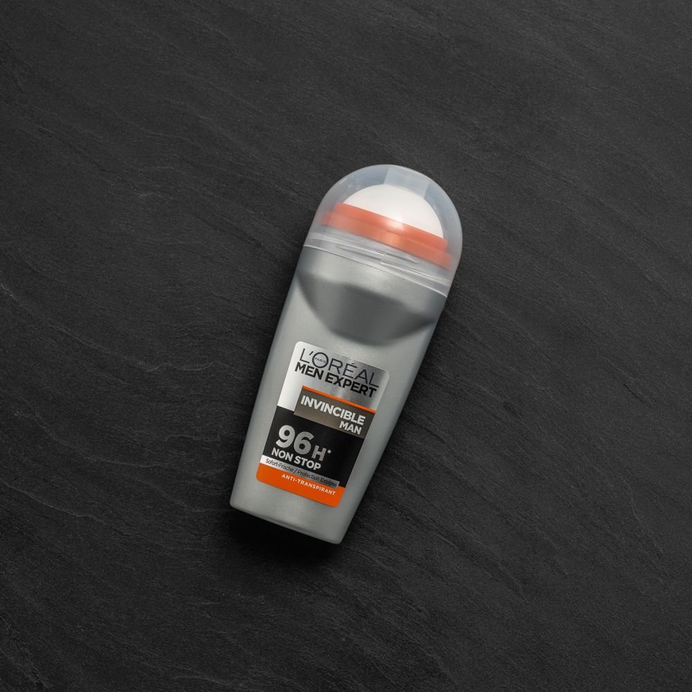 Lăn khử mùi nam siêu khô thoáng 96h L'OREAL Invincible Man 96h Non stop, lọ 50ml.
