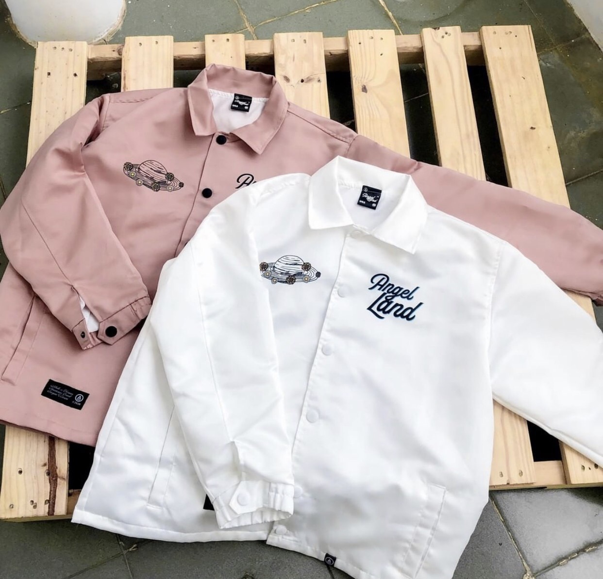 SIÊU PHẨM ÁO KHOÁC DÙ ANGEL - LANID FORM RỘNG CỰC XINH