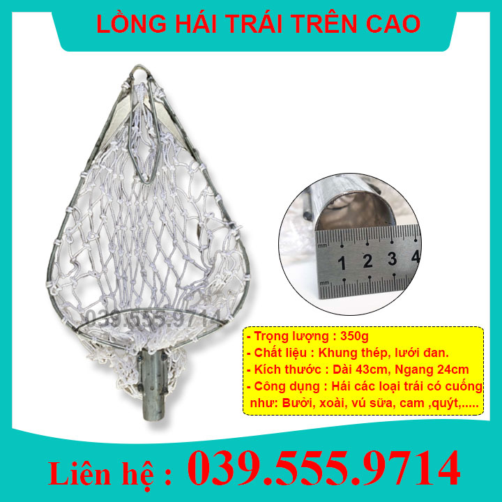 DỤNG CỤ LỒNG ( VỢT) HÁI TRÁI TRÊN CAO