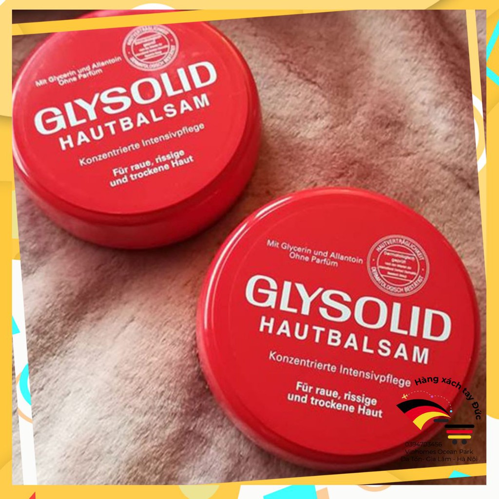 [ HÀNG ĐỨC CHÍNH HÃNG ] Kem Nẻ Glysolid Hautbalsam, 100 ml