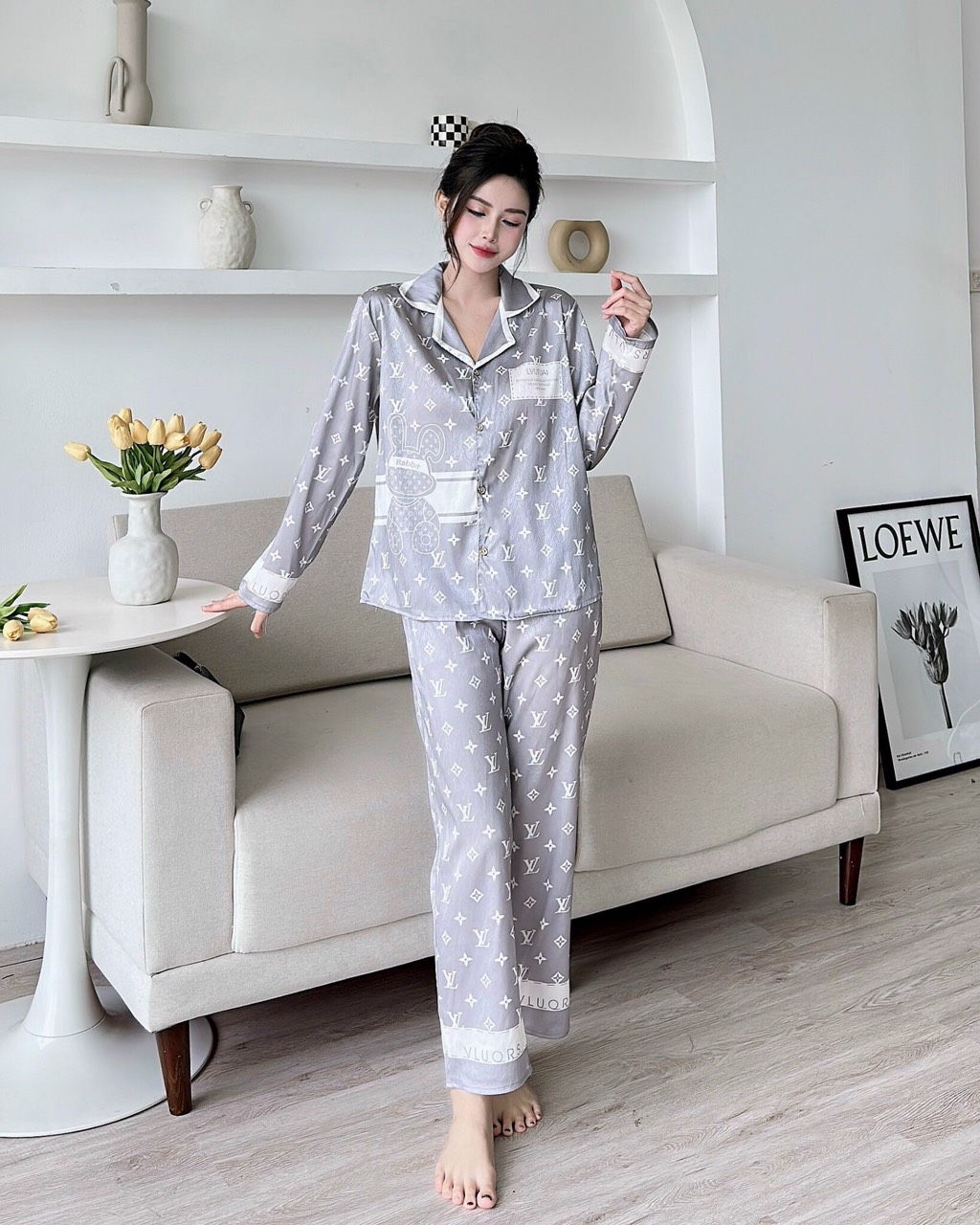 [Duy nhất 20H 10.11 - 13.11, Mua 2 giảm 10%] (Có big size) Set bộ lụa gấm xước cao cấp dài tay quần dài.