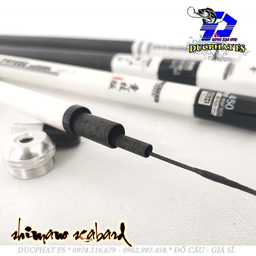 Cần câu đơn SCABARD , MAGIC BLACK. Cần câu đài 6h (tặng đọt phụ cao cấp)!