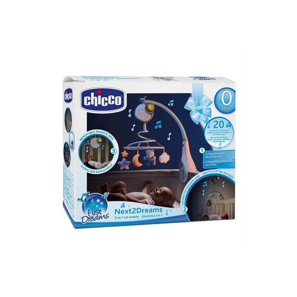 Đồ chơi gắn cũi Chicco Next2Dreams