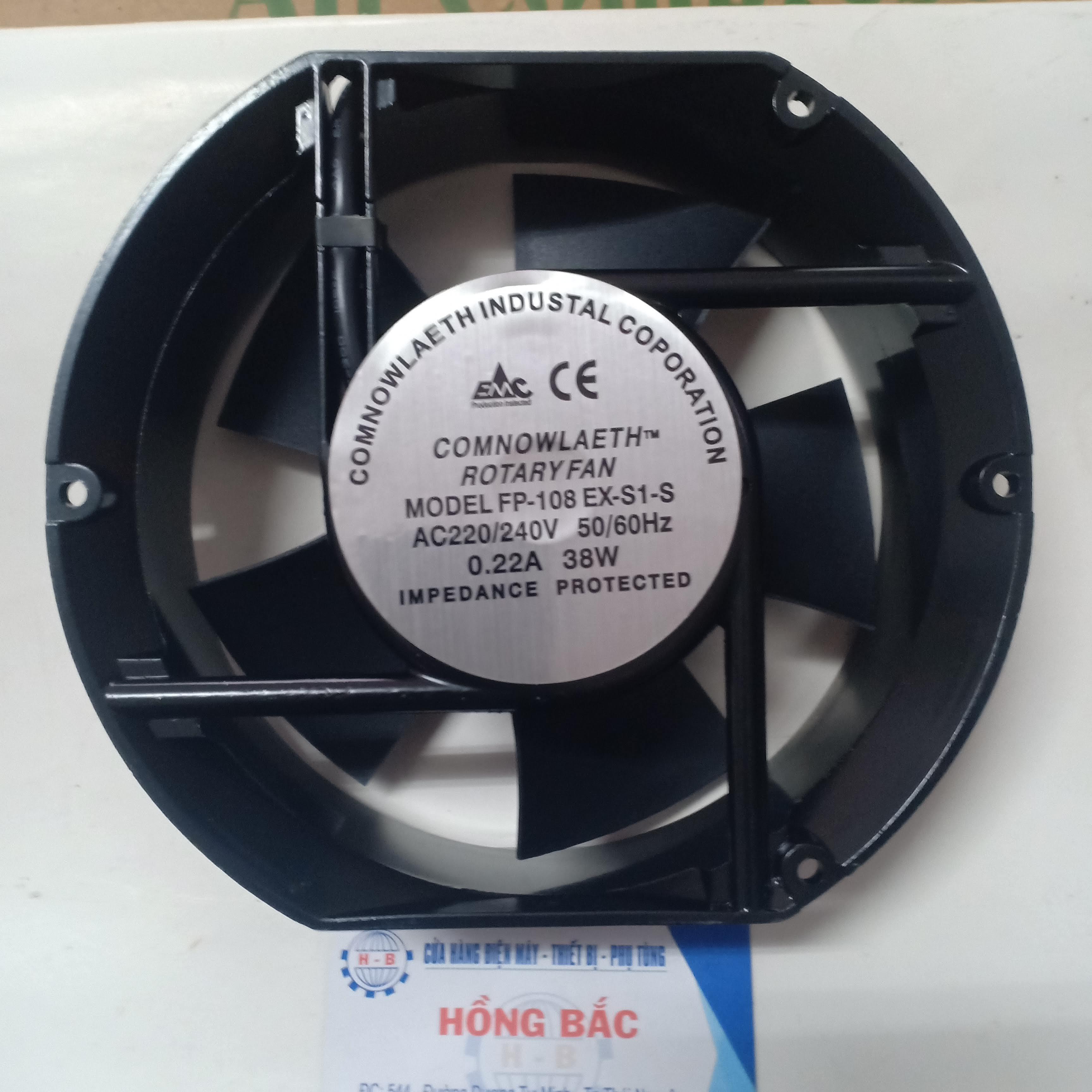 Quạt thông gió, làm mát 15x17x 5 cm - 220V