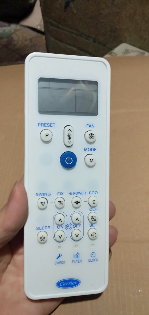 điều khiển điều hòa Carrier
