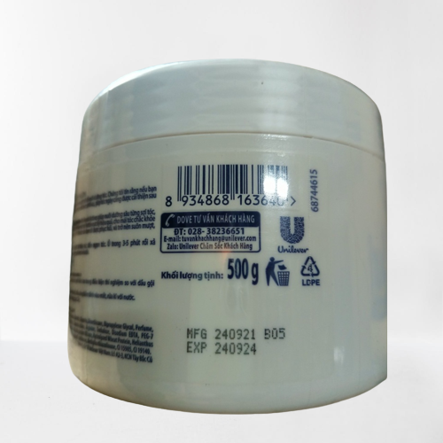 Kem Ủ Tóc DOVE Phục Hồi Hư Tổn 500g