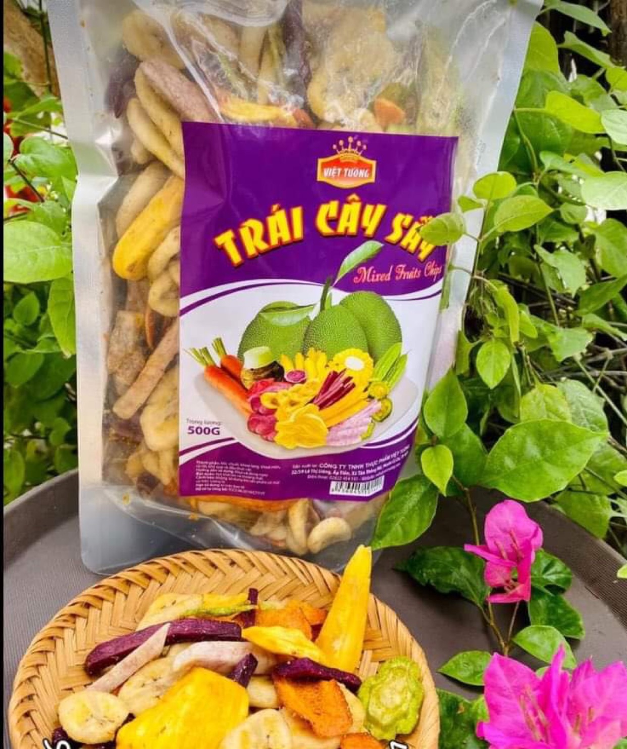 Trái cây sấy( thập cẩm 500gr)
