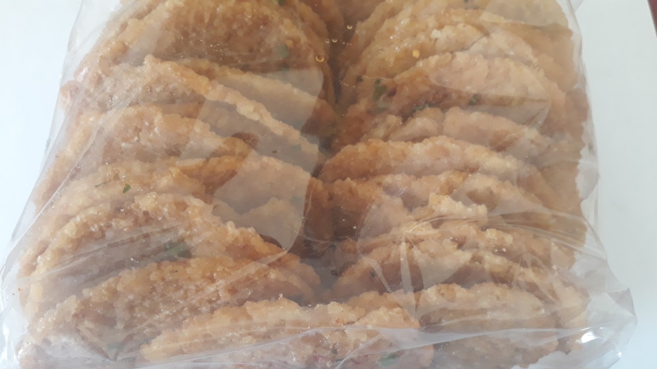 1kg cơm cháy bể mắm hành MAXIFOOD