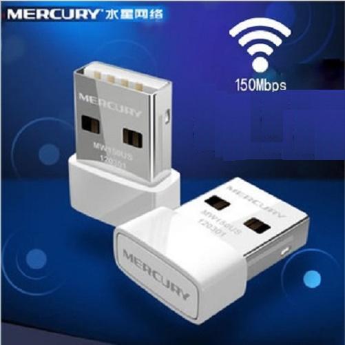✩ usb mini thu sóng wifi mercury tốc độ 150mbps dành cho máy tính để bàn pc - laptop model mới nhất