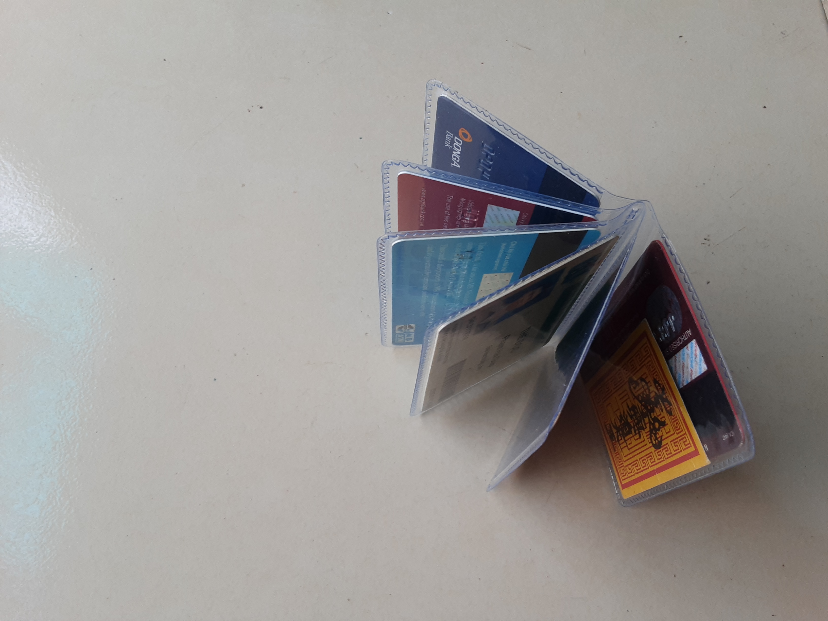 Bộ 5 vỏ đựng thẻ PET (GPLX, CCCD, GPLX...)