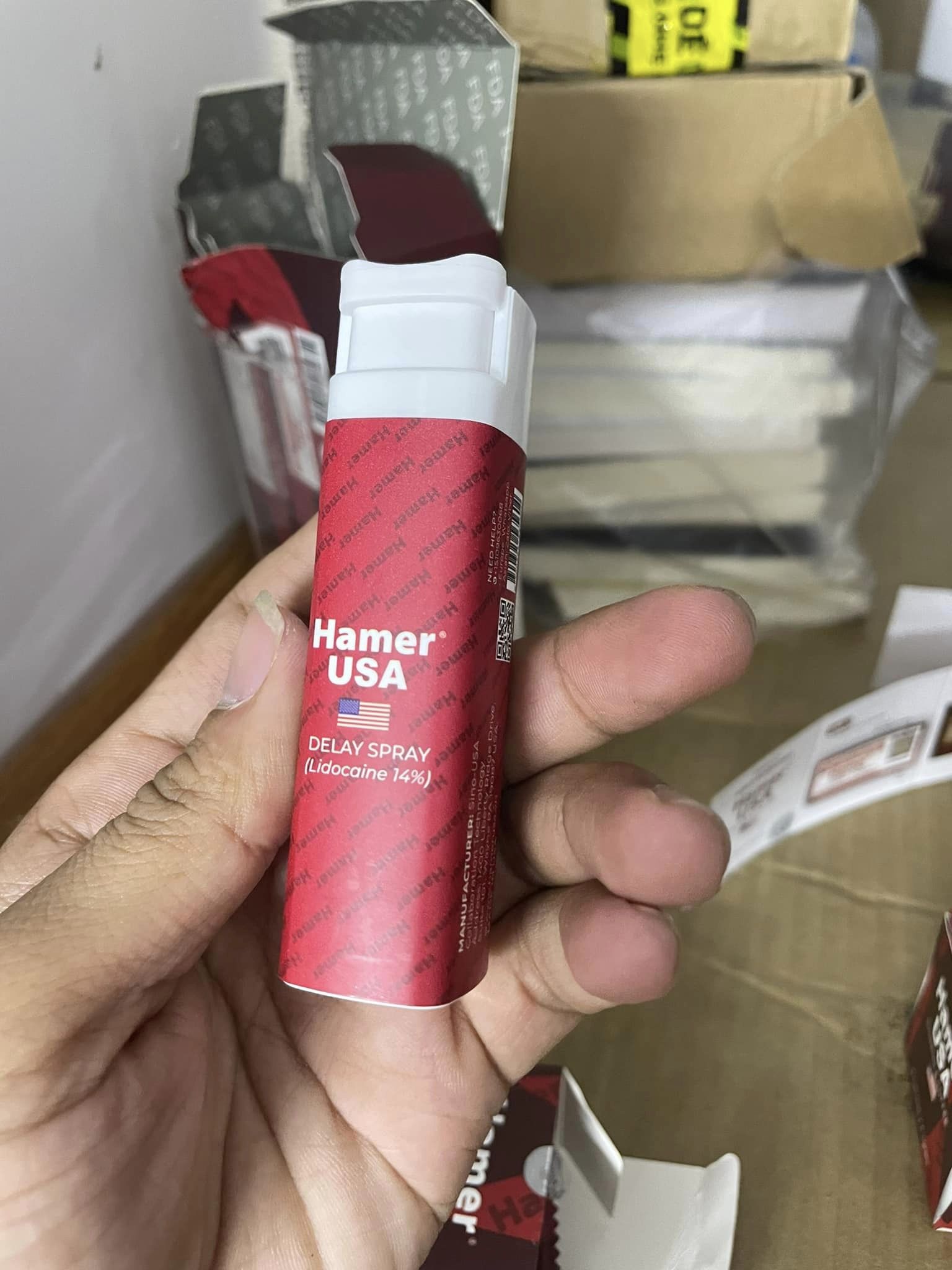 Xịt Kéo Dài Spray Hamerr USA Chính Hãng 12.5 ml chính hãng giúp hỗ trợ sức