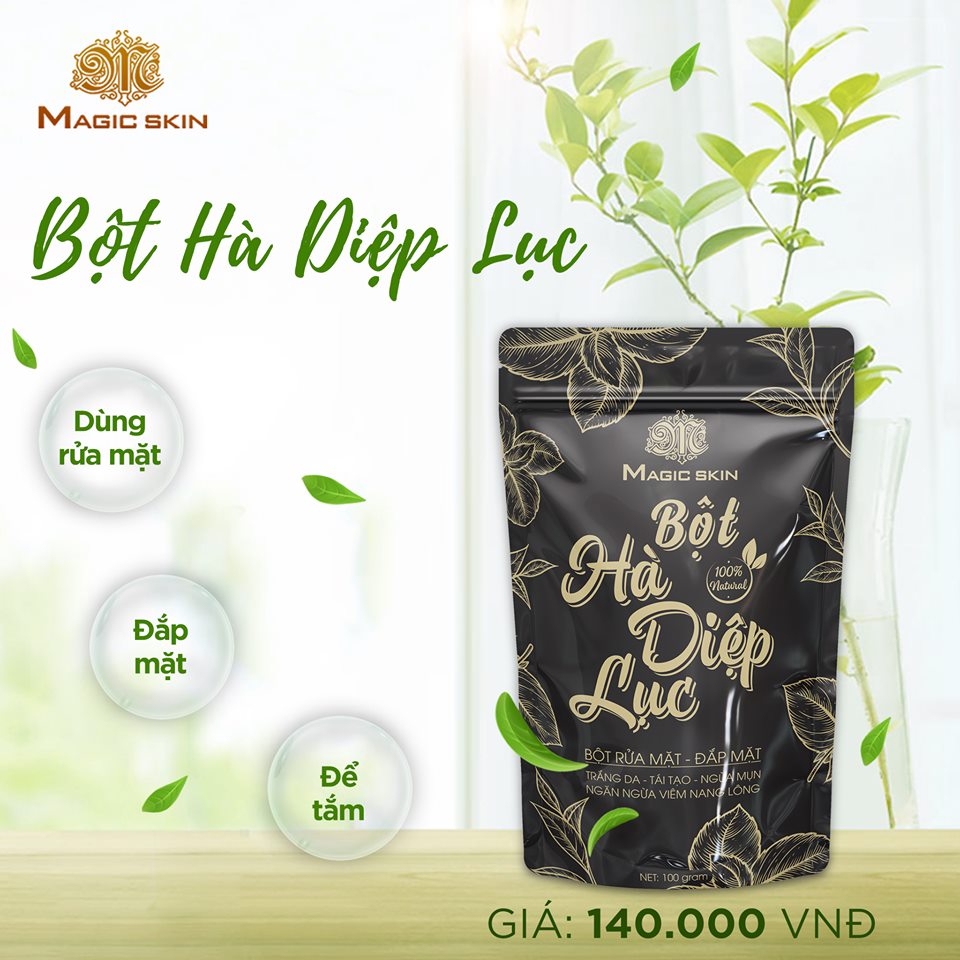 COMBO NGỪA MỤN SÁNG DA cho làn da sạch mụn hết thâm sạm Magic Skin
