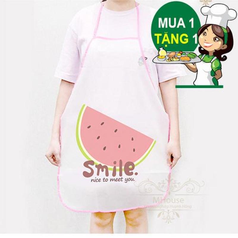 Bảng giá Mua 1 Tặng 1. Tạp Dề Trái Cây Chống Thấm Nước