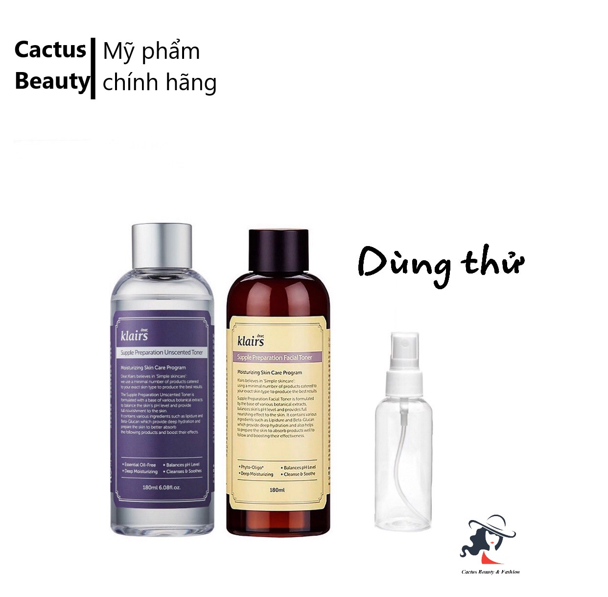 Nước cân bằng da Toner Klairs Supple Preparation mẫu mini dùng thử