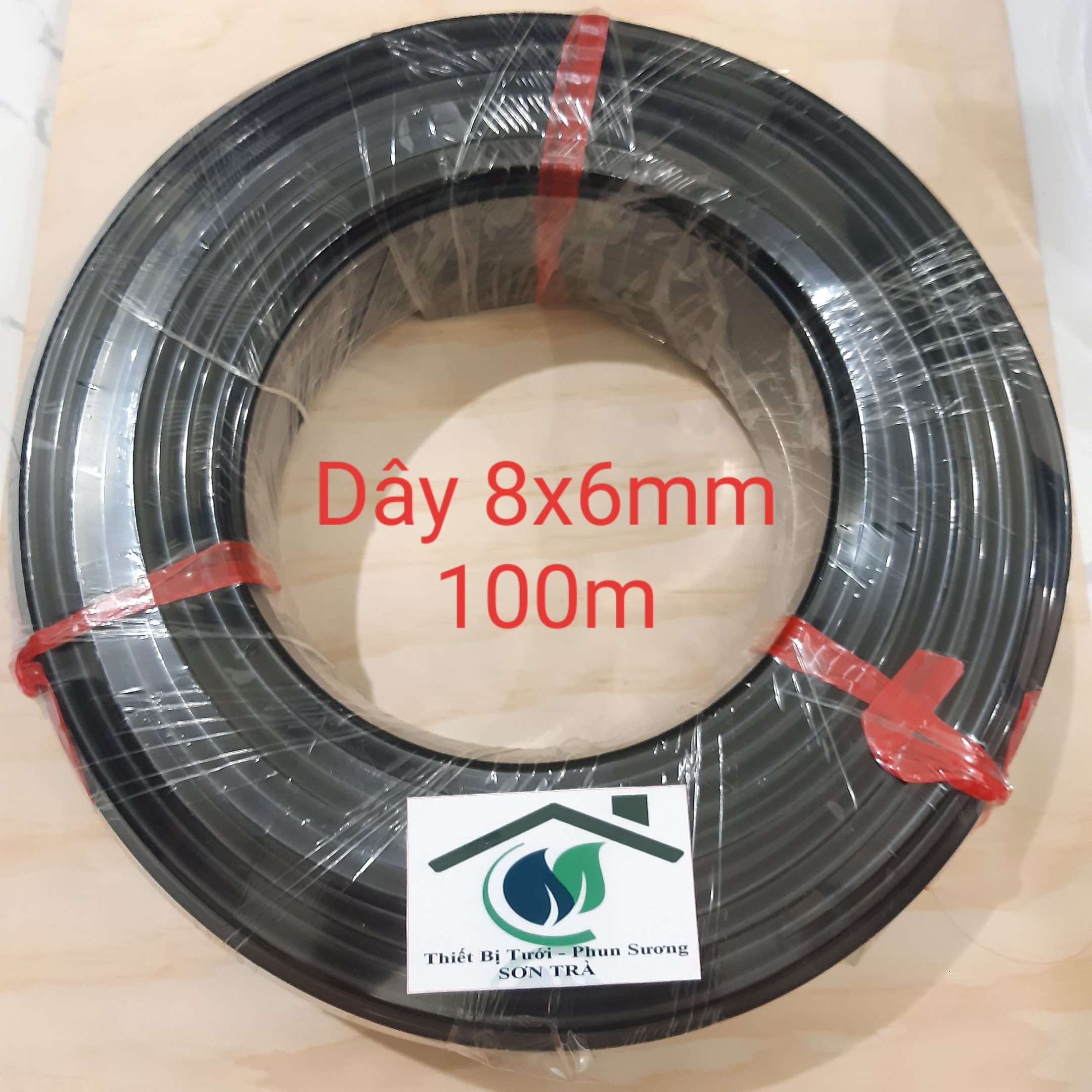[HCM]Dây phun sương PE đen 8mm- Cuộn 100m