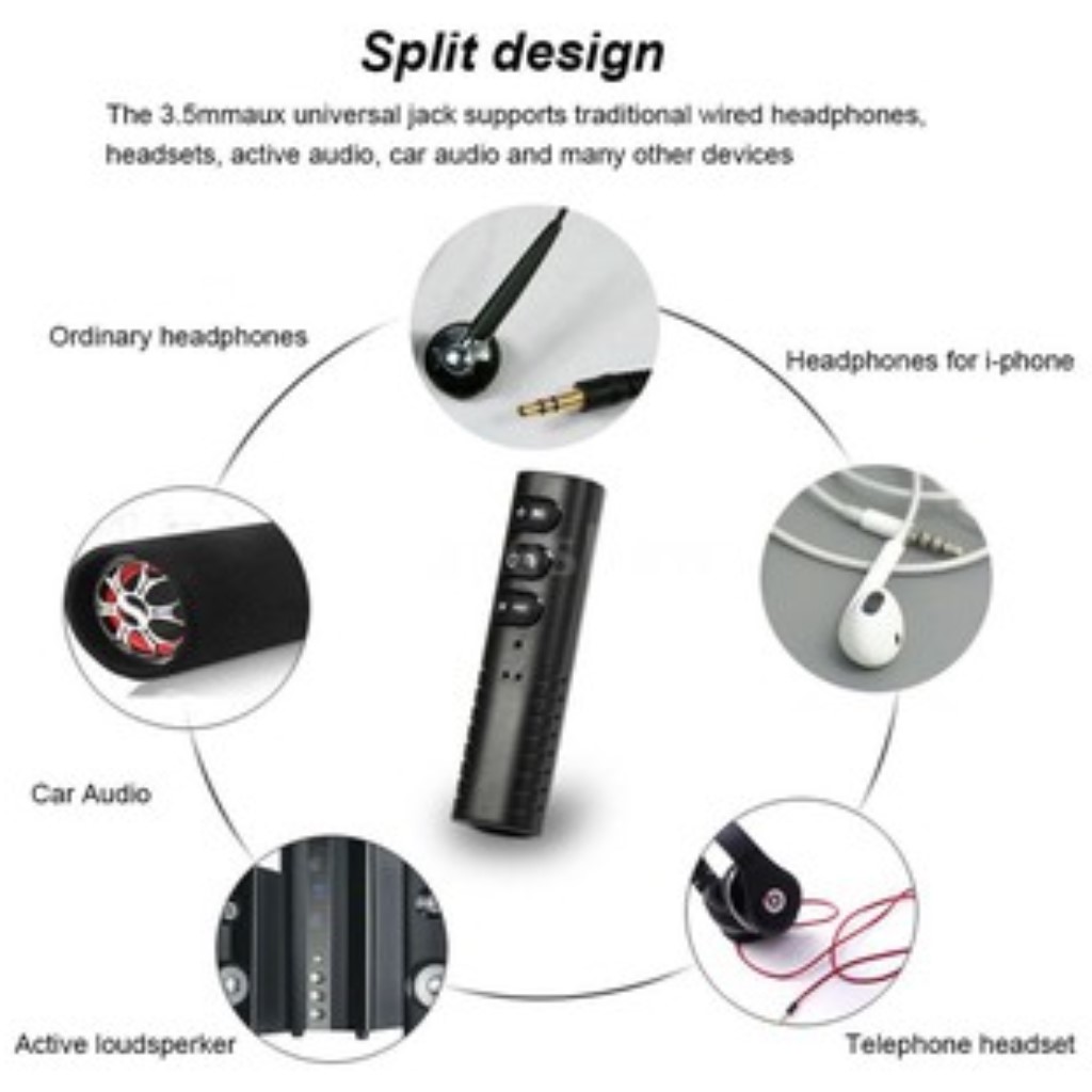 USB bluetooth 3.5mm cho loa xe hơi-B09