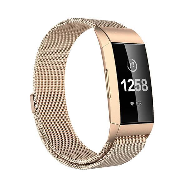 Dây Thép Milanese Loop Stainless Steel Cho Fitbit Charge 3