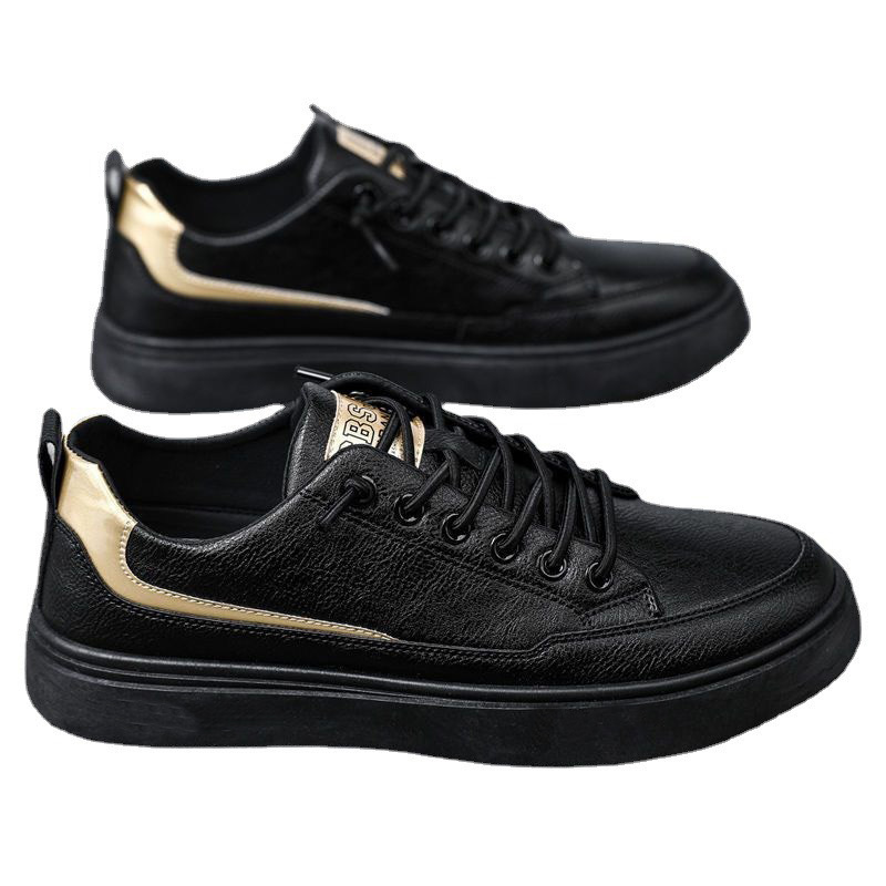 Giày sneaker sneaker Ginban đen kiểu dáng thời trang
