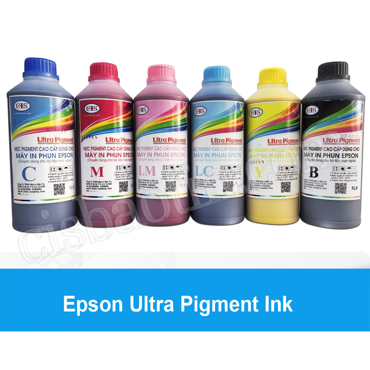 COMBO 6 LIT MỰC IN EPSON ULTRA PIGMENT