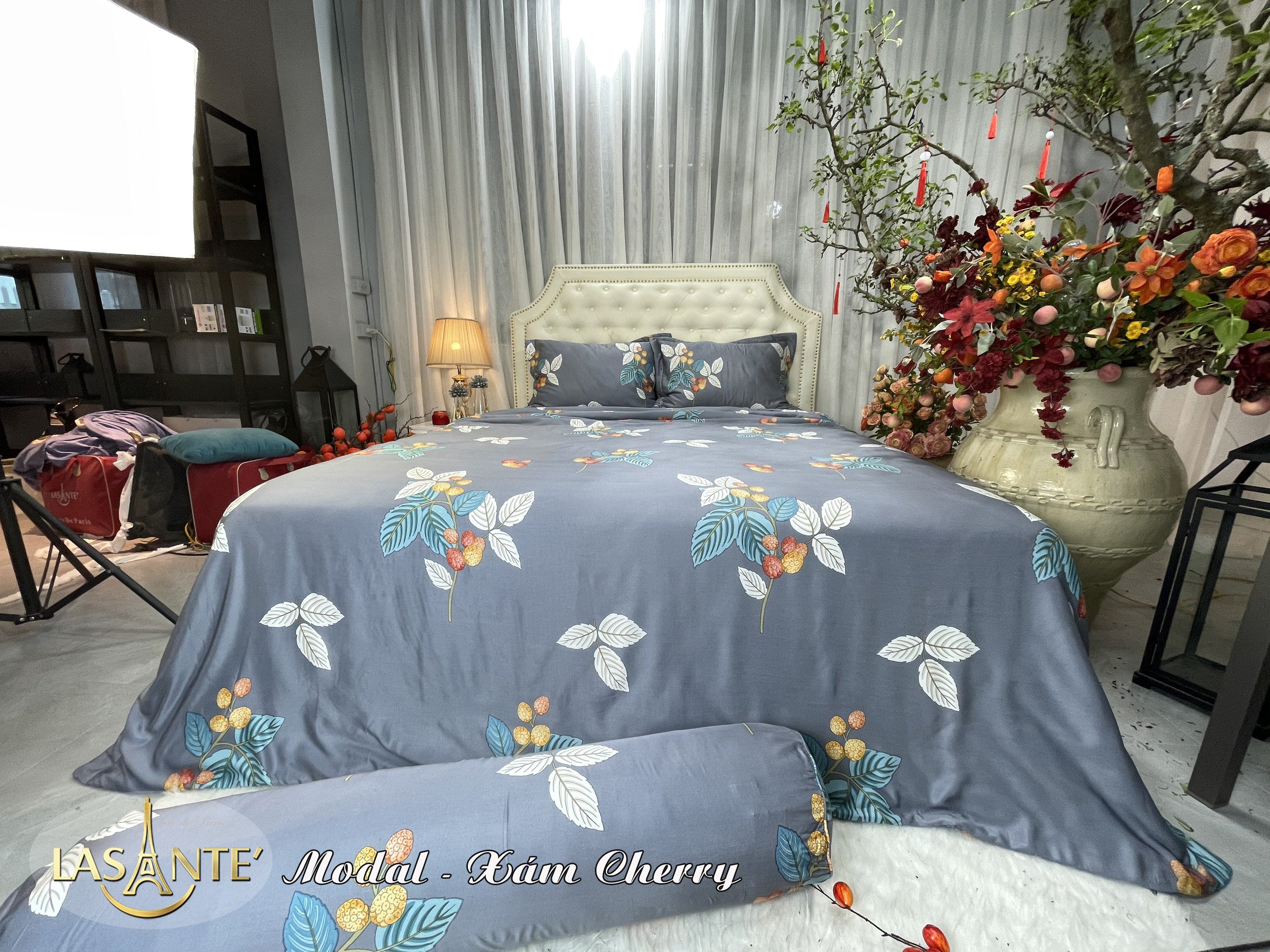 Bộ Drap bọc & chăn chần lụa Modal 200x220 (5 món)