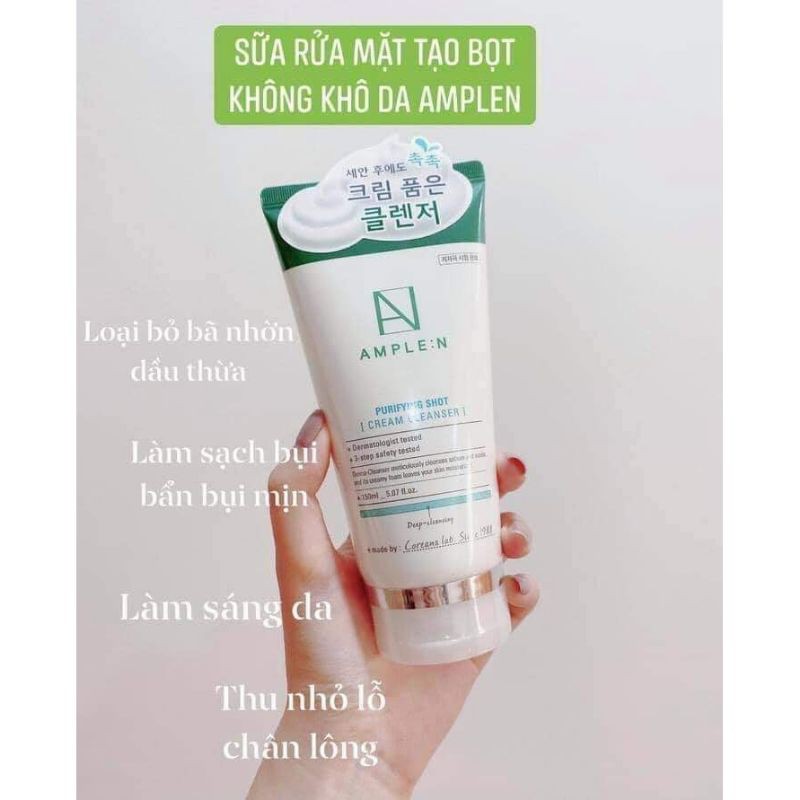 sữa rửa mặt ample n