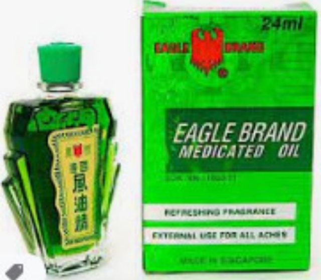 [ Hàng Mỹ ] Dầu Gió Con Ó Xanh Eagle Brand 24 ml