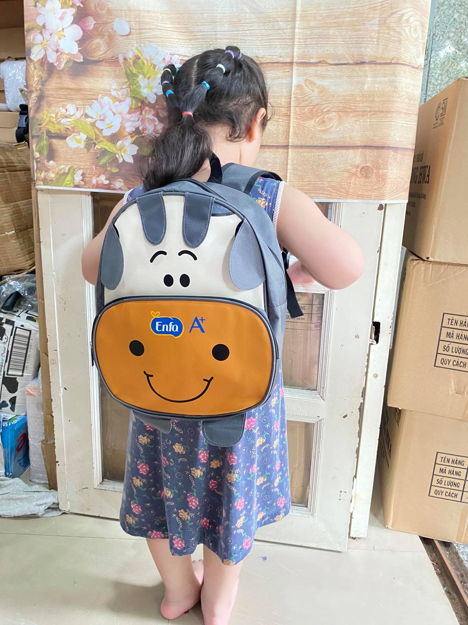 Balo bò sữa cho bé hkm Enfa