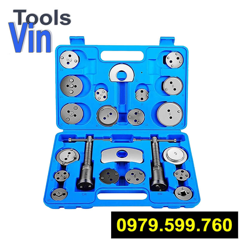 Bộ vam ép piston heo dầu , Bộ vam ép piston phanh đĩa 22 chi tiết