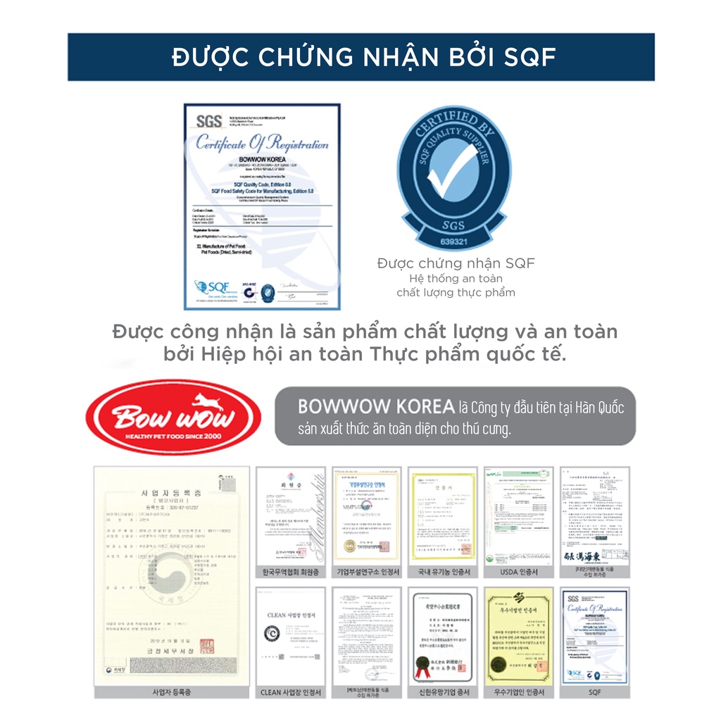 Snack hỗn hợp Bowwow cho chó 150g
