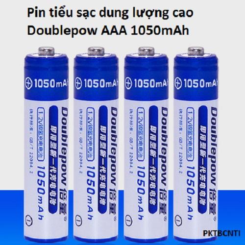 Combo sạc Doublepow DP-B02 và 4 pin tiểu sạc AAA1050mAh