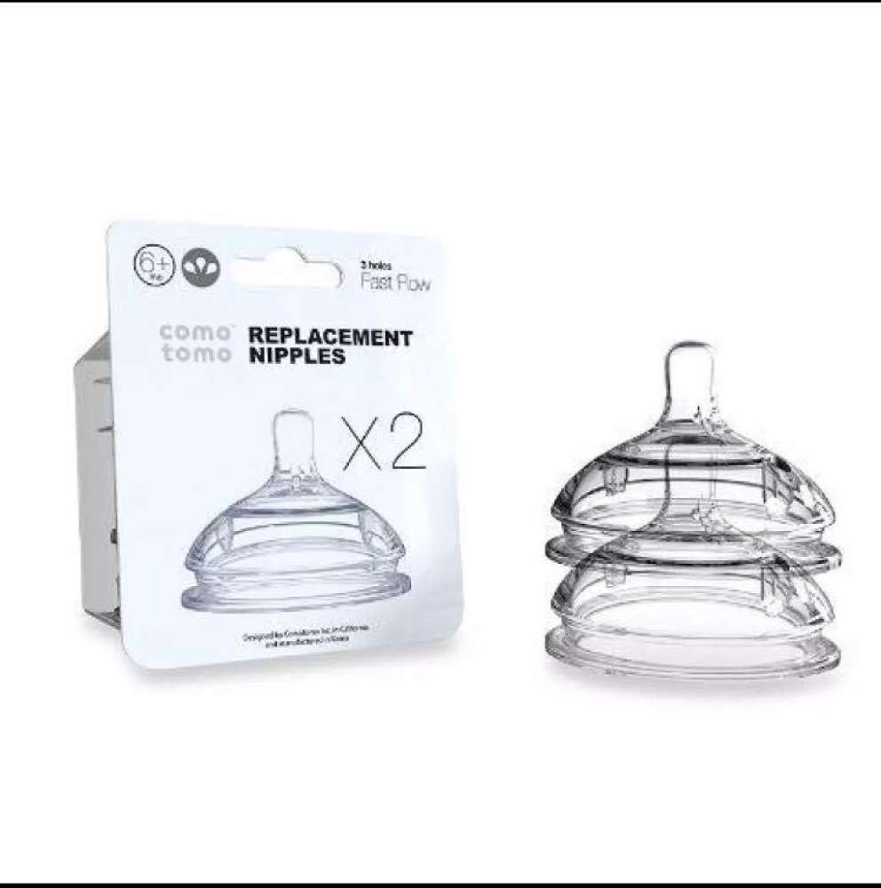 2 Núm ti rời thay thế cho bình sữa comotomo size 3 tia và Y cắt