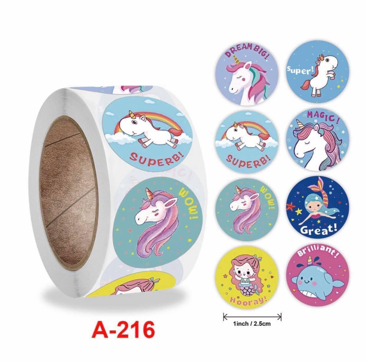 [HCM]Sticker khen thưởng cuộn