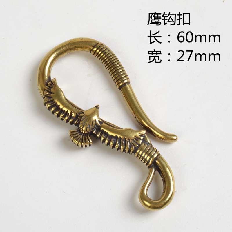 Móc khoá độc lạ hình chim đại bằng bằng đồng đúc đặc