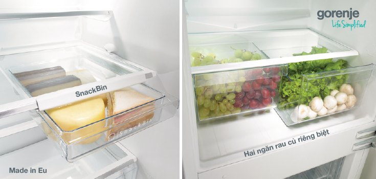 Tủ lạnh âm tủ Gorenje NRKI 4181LW (Trắng)