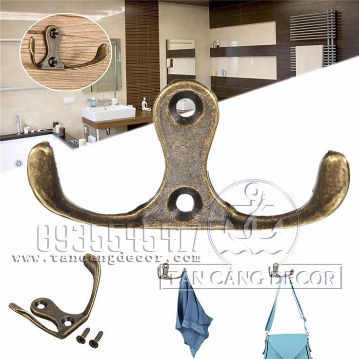 Móc treo đôi 08 hình chim én Cổ điển - KT: 5.1cm