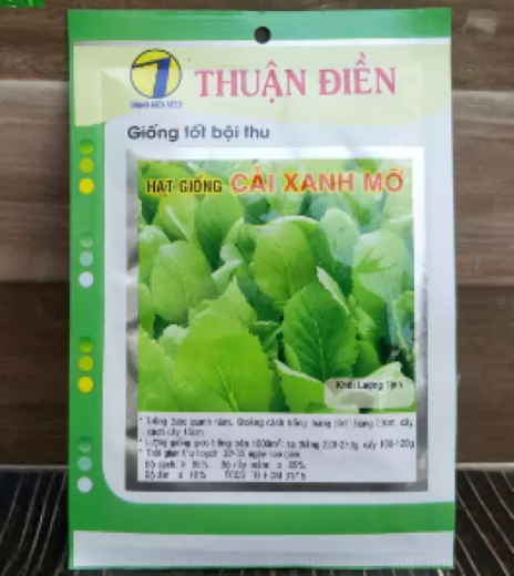 Hạt giống cải xanh mỡ Thuận Điền